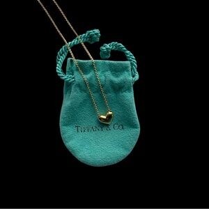 Tiffany & Co. Gold Heart Necklace